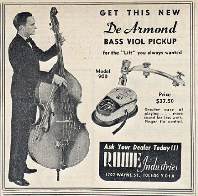 DeArmond-Werbung von 1948