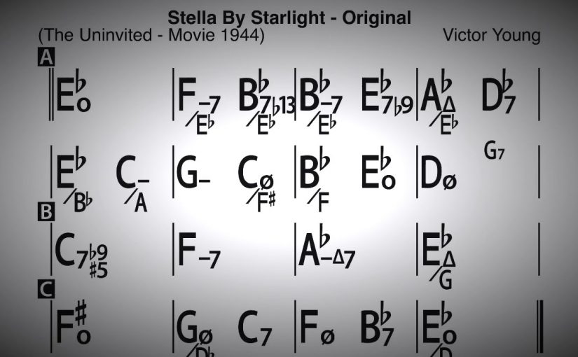 Stella by Starlight – the original music (and chord changes)